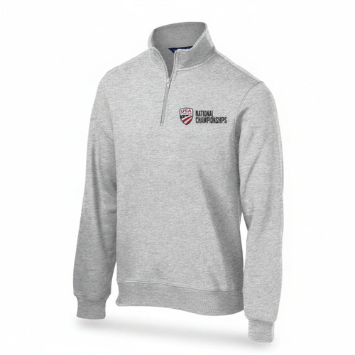 USA Cycling National Championships 1/4 Zip Cotton Pullover Product View