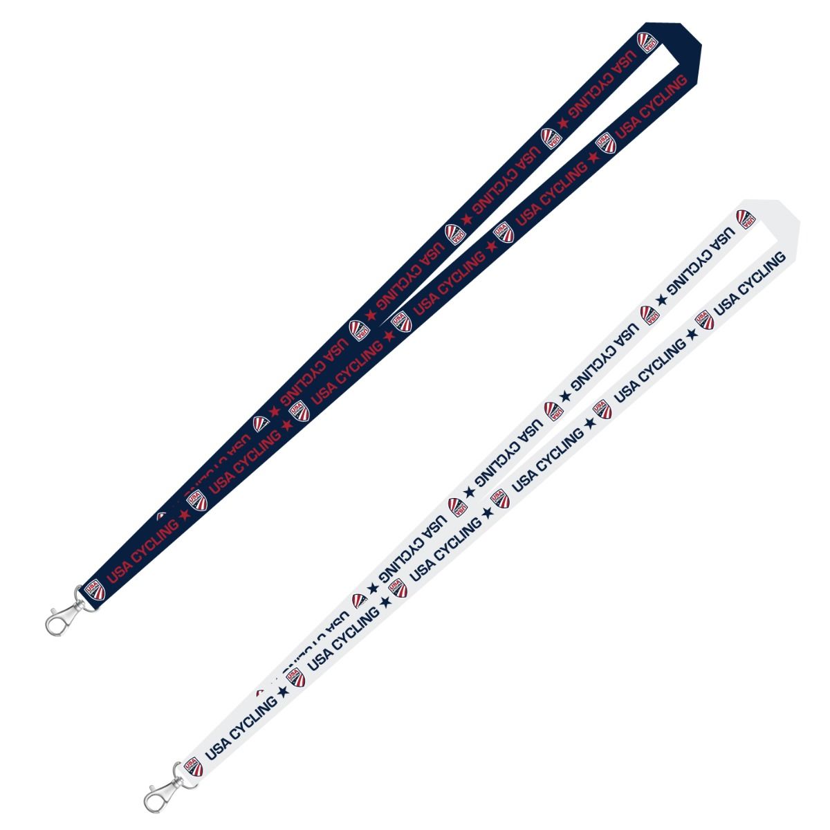 USA Cycling Primary Logo Lanyard Available Colors