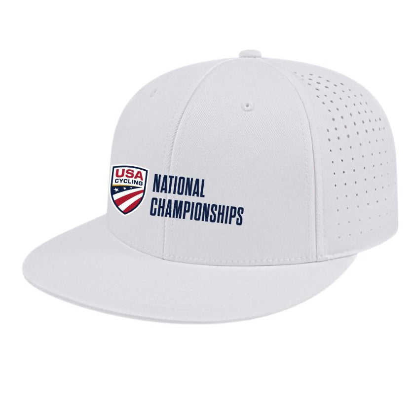 USA Cycling National Championships Perforated Performance Cap Fitted