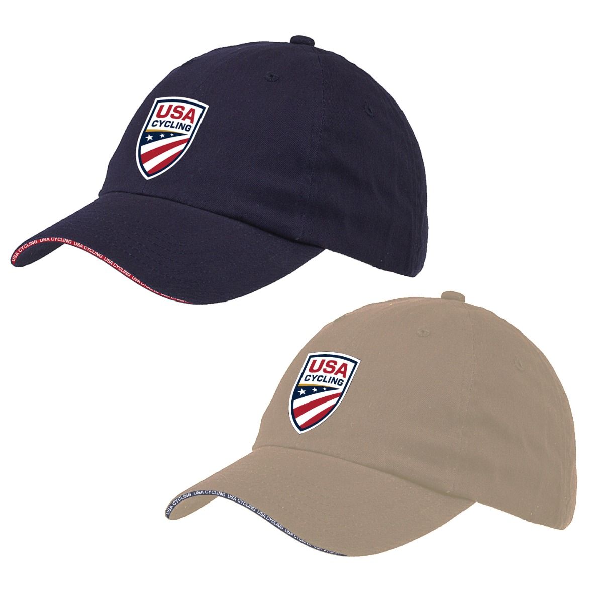 USA Cycling Primary Logo Adjustable Cap Available Colors