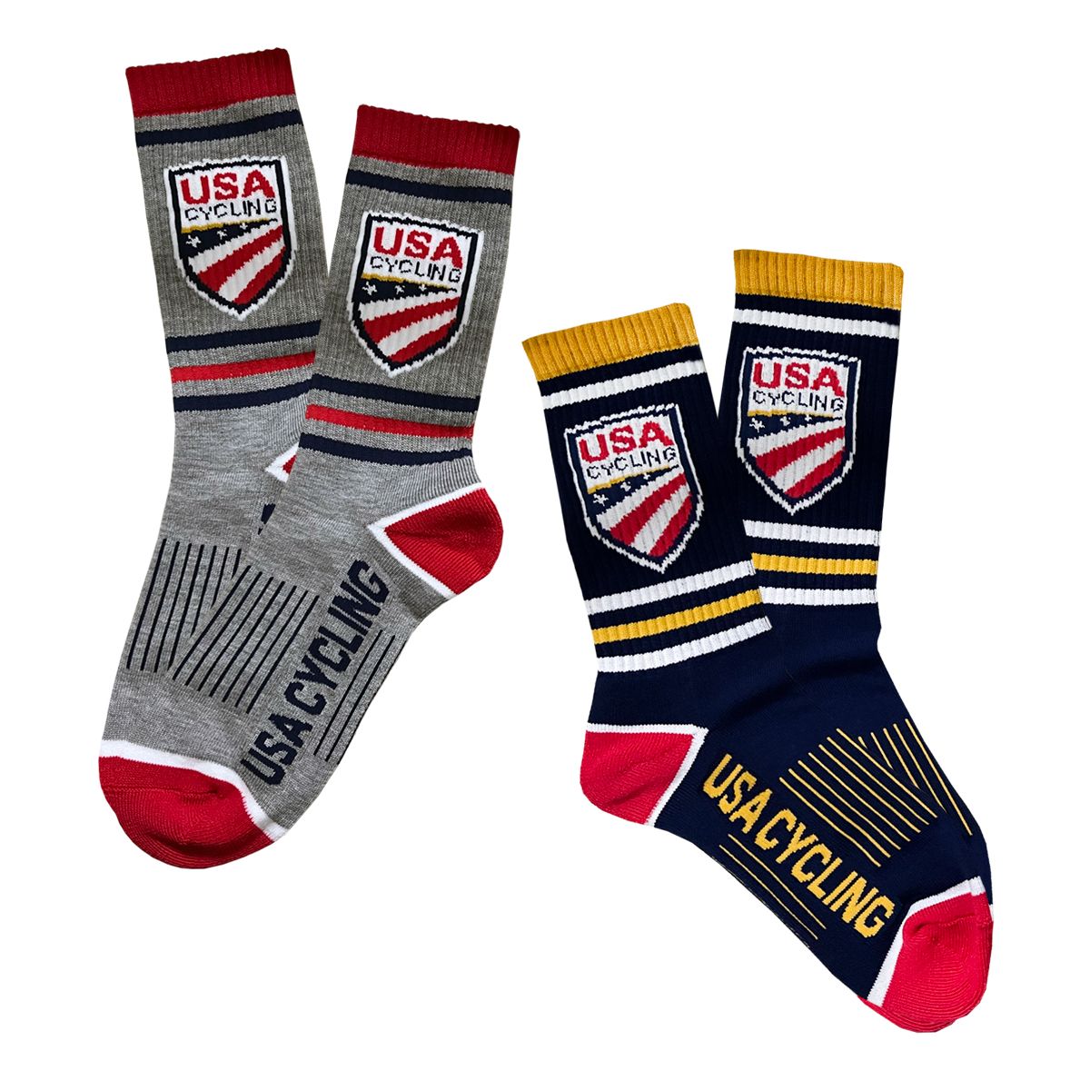 USA Cycling Primary Logo Socks Available Colors