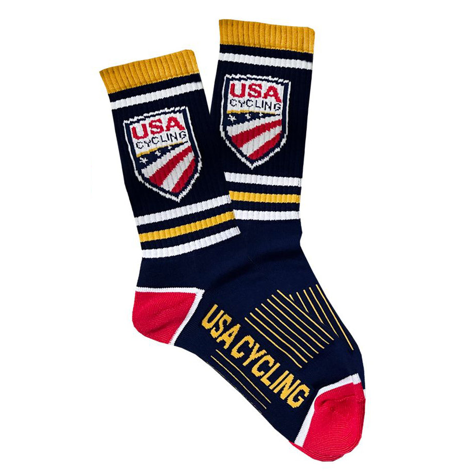 USA Cycling Primary Logo Socks Navy
